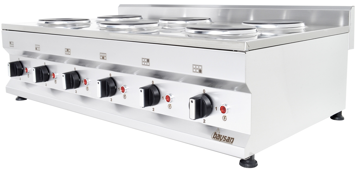 500 Serie 6 Plate Electric Cooker
